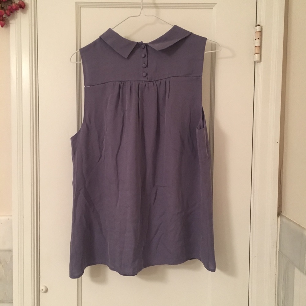 J Crew Collared Shirt With Button Placket At Back - image 2